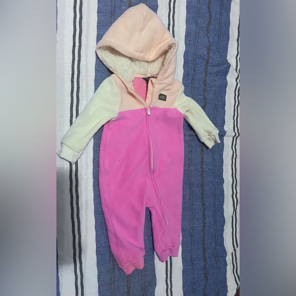 Babygirl fleece plush onesie